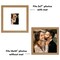 Americanflat 14x14 Wedding Signature Picture Frame - 5x7 with Mat or 14x14 without Mat - Signature Frame for Celebrations - Shatter Resistant Glass - Hanging Hardware